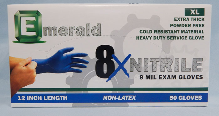 Emerald brand heavy duty gloves - extra large size
